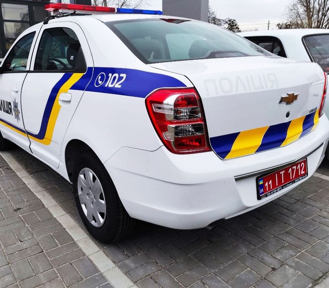 Полиция Украины будет патрулировать на автомобилях Chevrolet Cobalt |  UzReport.news