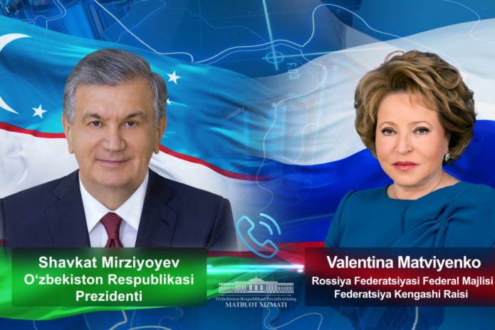 Shavkat Mirziyoyev Rossiya Federal Majlisi Federatsiya kengashi raisi Valentina Matviyenkoni tug'ilgan kuni bilan tabrikladi