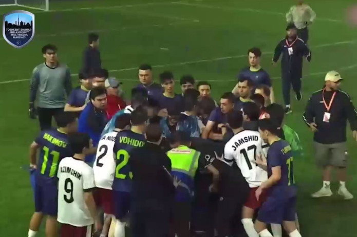 Mashhurlar ishtirokidagi futbol turnirida janjal uyushtirganlardan biri 10 sutkaga qamaldi