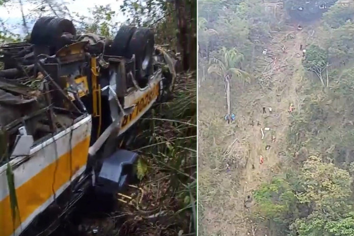 Braziliyada avtobus halokatida 23 kishi halok bo'ldi