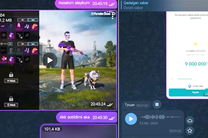PUBG akkaunt orqali odamlarning pullarini o‘zlashtirib kelgan 20 yoshli yigit ushlandi