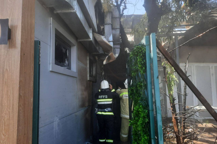 Toshkent aeroporti yaqinidagi kafeda yong‘in yuz berdi