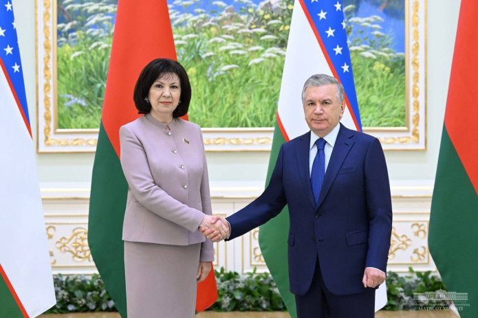 Shavkat Mirziyoyev Belarus Milliy Majlisi raisi Natalya Kochanovani qabul qildi