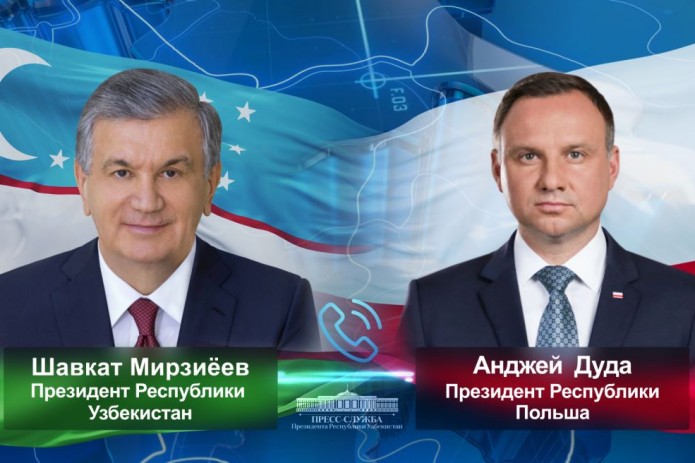 Президент Польши выразил Шавкату Мирзиёеву благодарность за содействие в эвакуации граждан из Афганистана