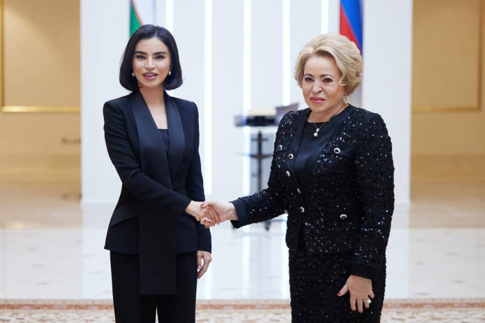 Saida Mirziyoyeva Rossiya Federal Majlisi Federatsiya Kengashi raisi bilan uchrashuv o‘tkazdi