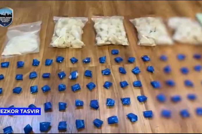 Toshkentda 1,5 mlrd so‘mlik sintetik giyohvand vositalarni saqlab kelgan fuqaro ushlandi