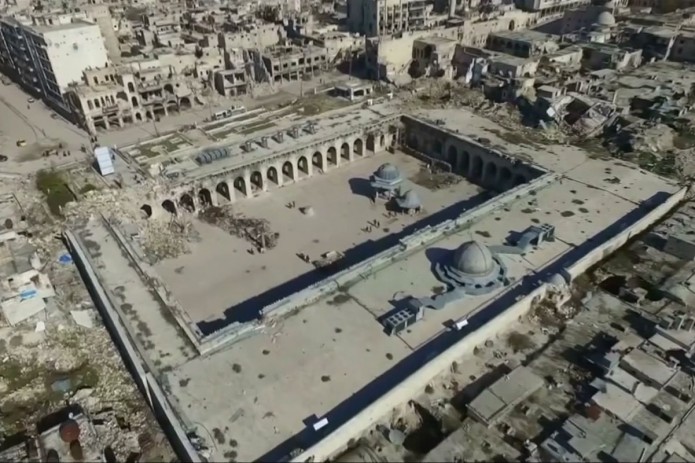 Разрушенные памятники культуры на Ближнем Востоке воссозданы с помощью дронов и технологий 3D  (Видео)