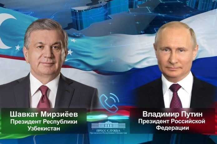 Шавкат Мирзиёев и Владимир Путин обсудили ситуацию вокруг Украины