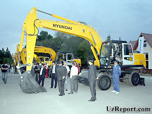 "Hyundai Heavy Industries" презентовала в Ташкенте строительную технику