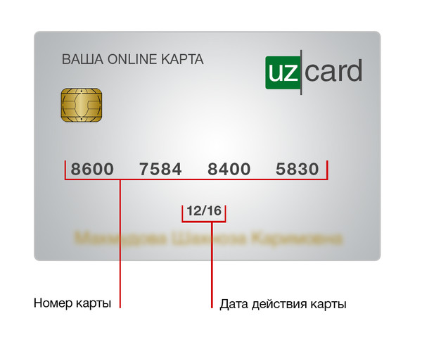 Где Находится Номер Карты Фото