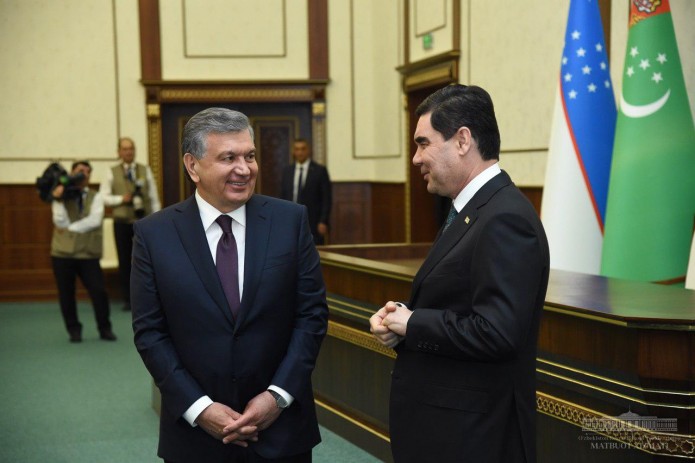 Президенты открыли Дом узбекско-туркменской дружбы
