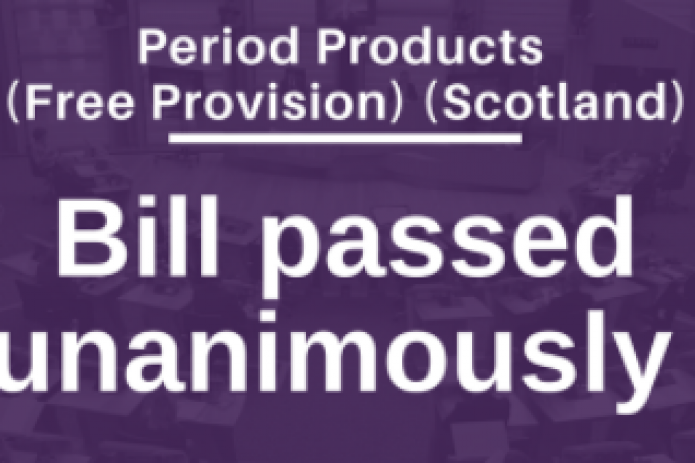 Шотландия стала первой в мире страной, которая приняла закон о бесплатных средствах гигиены для женщин