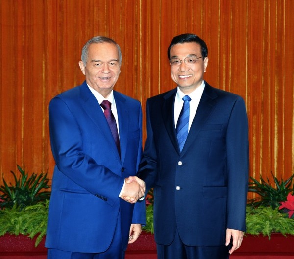 Президент Узбекистана встретился с Премьером Государственного совета КНР