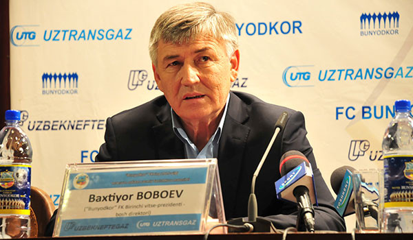 Бахтиёр Бобоев назначен главным тренером ФК "Бунёдкор"