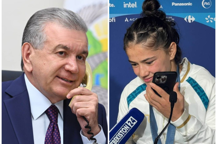 Shavkat Mirziyoyev Olimpiada chempioni Diyora Keldiyorova bilan telefon orqali muloqot qildi