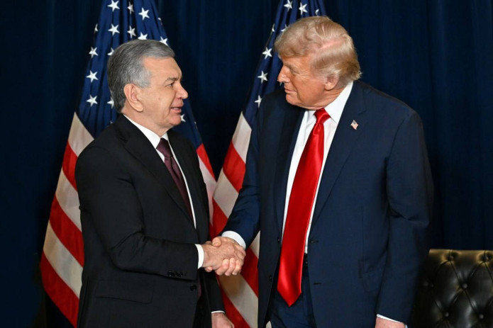 Shavkat Mirziyoyev va Donald Tramp uchrashuv o‘tkazdi