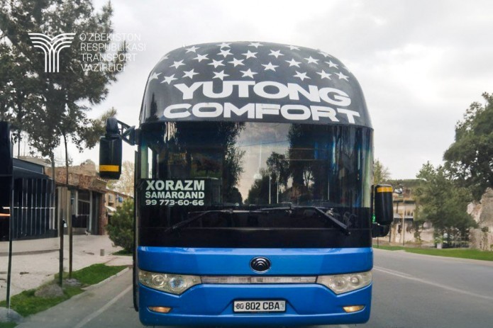 New Bus Services Connect Samarkand and Urgench