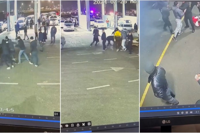 Toshkent viloyatidagi "metan zapravkada" haydovchilar mushtlashib ketdi