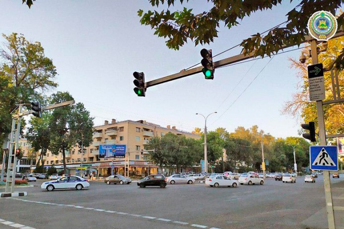 В Ташкенте светофоры теперь работают по-новому