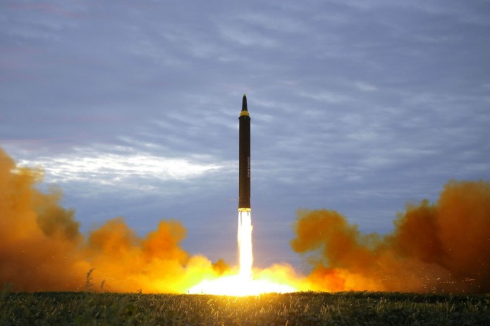 South Korean president presides over security meeting after North’s missile launch