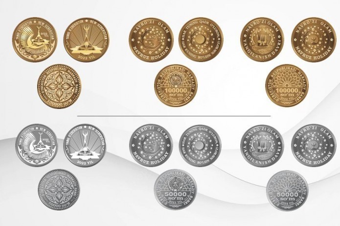 Uzbekistan mints "New Uzbekistan" and "Navruz" gold and silver coins