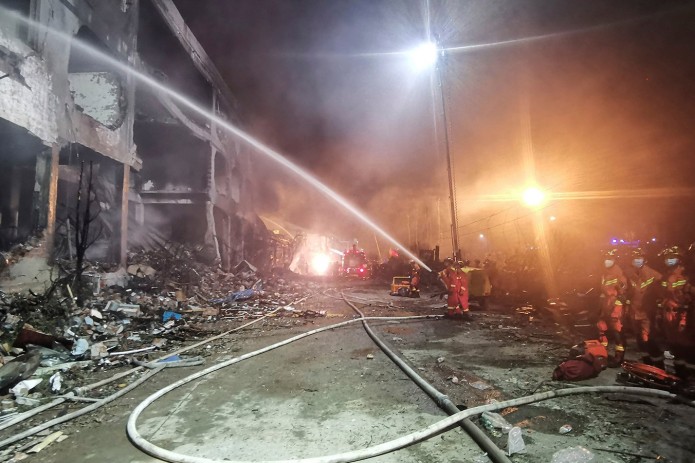 Xitoydagi daxshatli portlash oqibatida 19 kishi xalok bo’ldi, 172 kishi jaroxat oldi