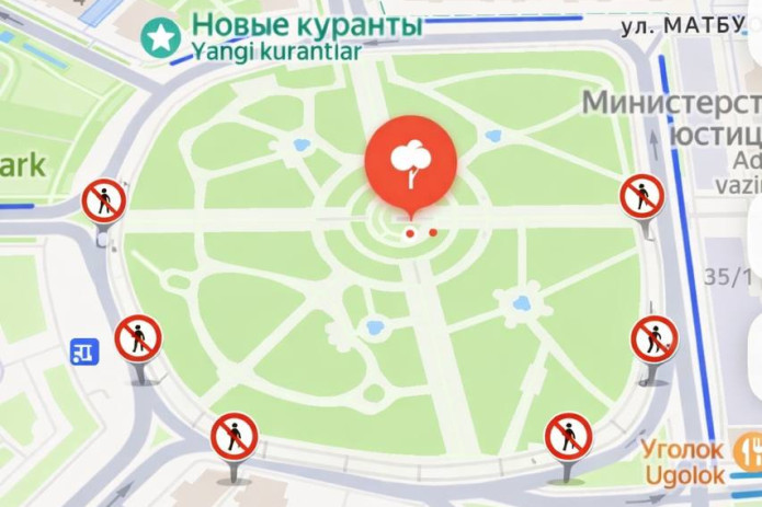 Amir Temur xiyoboni vaqtincha yopildi