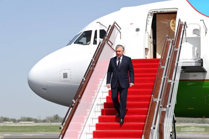 Shavkat Mirziyoyev Samarqandga keldi
