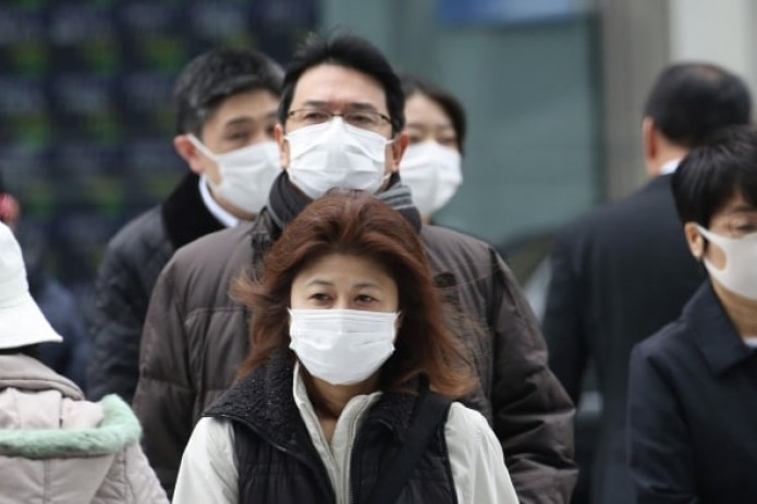 Yaponiyada koronavirus bo'yicha eng yuqori kunlik holat qayd etildi