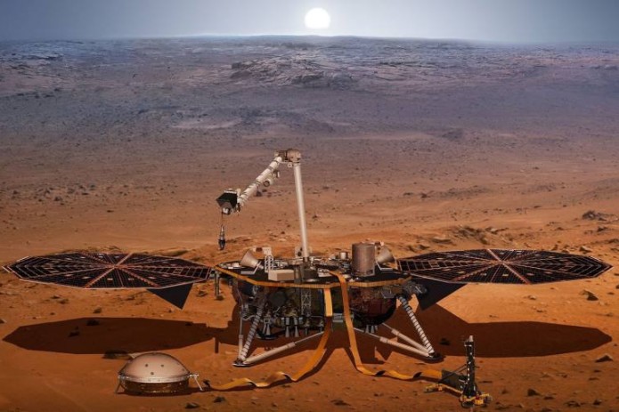 NASA celebrates InSight's landing on Mars for unprecedented seismic mission