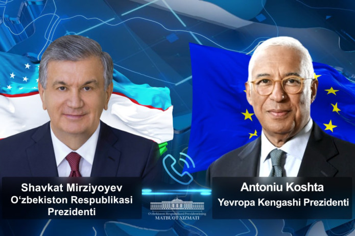 Shavkat Mirziyoyev Antoniu Koshta bilan telefon orqali muloqot qildi