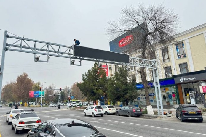 Toshkent ko‘chalariga haydovchilar uchun maʼlumotlar yozilgan ekranlar o‘rnatiladi