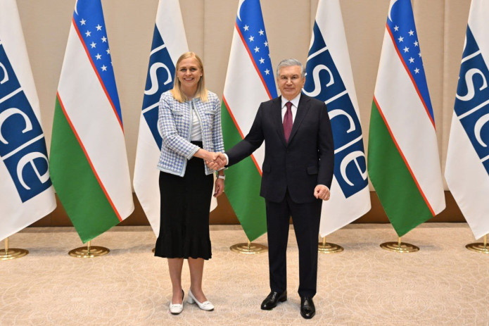 Shavkat Mirziyoyev YXHTning amaldagi raisi Elina Valtonenni qabul qildi