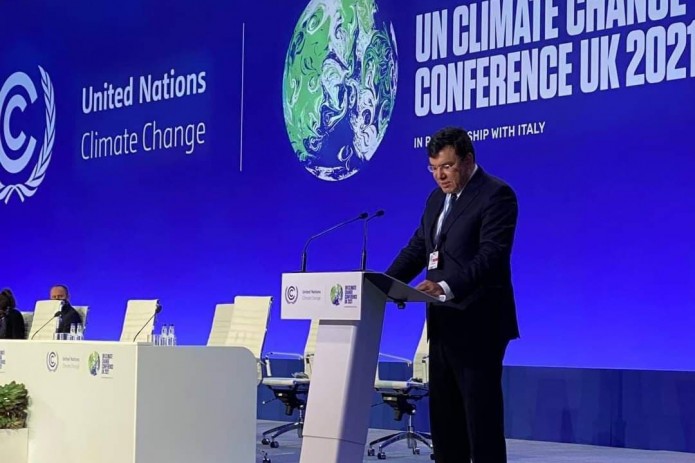 Узбекистан выступил с национальным заявлением на климатическом саммите ООН в Глазго