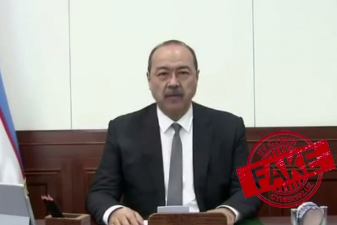 Bosh vazir Abdulla Aripov videotasviriga sun’iy intellekt orqali qayta ishlov berilib, soxta va yolg‘on xabar tarqatildi
