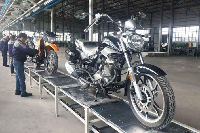 В Наманганской области запустили производство мотоциклов