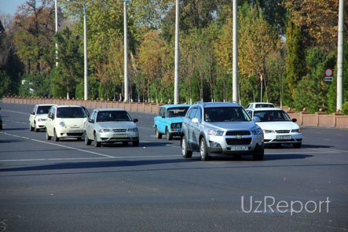 ГУВД Ташкента сообщило о временном закрытии улиц для движения автотранспорта