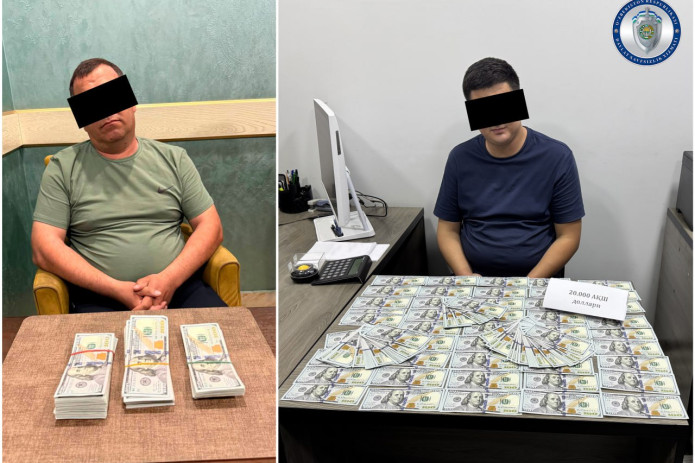 Toshkent viloyatida 2 nafar ichki ishlar xodimi katta miqdorda pora bilan ushlandi