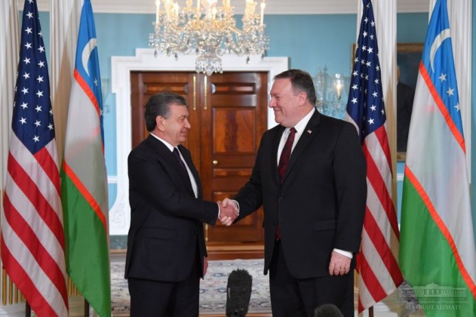 Президент Шавкат Мирзиёев встретился с Госсекретарем США