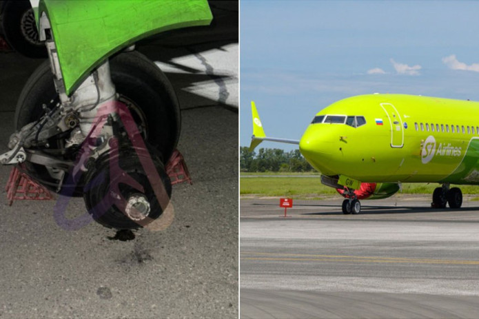 Farg‘ona aeroportida Rossiya samolyotining g‘ildiragi chiqib ketdi