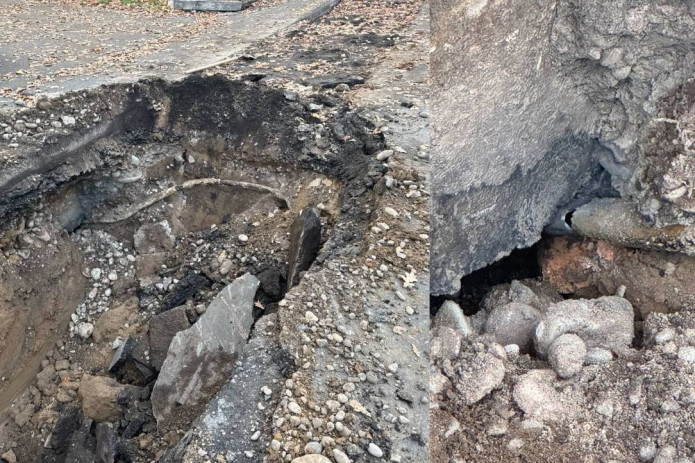 Toshkentda qazish ishlari olib borilayotgan vaqtda o‘rta bosimli gaz quvuriga shikast yetkazildi
