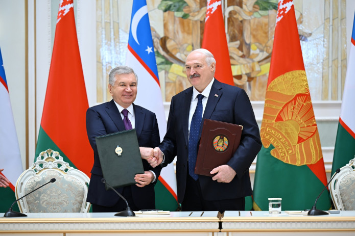 Oʻzbekiston va Belarus munosabatlari strategik sheriklik darajasiga koʻtarildi