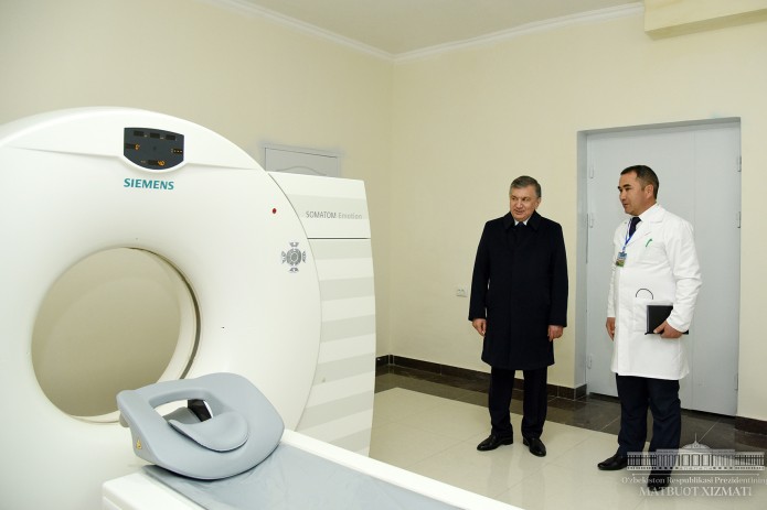Президент посетил частный медицинский центр “Евромед плюс”