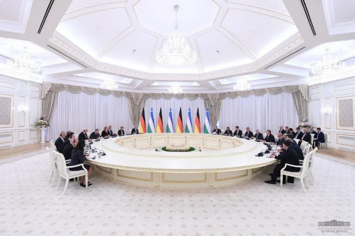 Shavkat Mirziyoyev holds talks with Frank-Walter Steinmeier