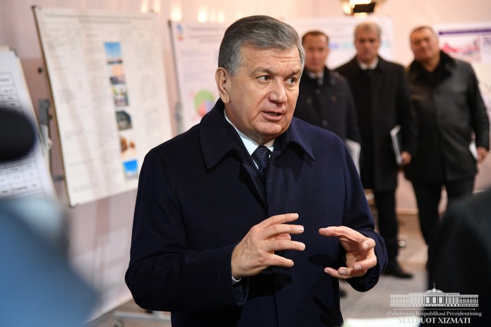 Президент Шавкат Мирзиёев посетил Тахиаташский район
