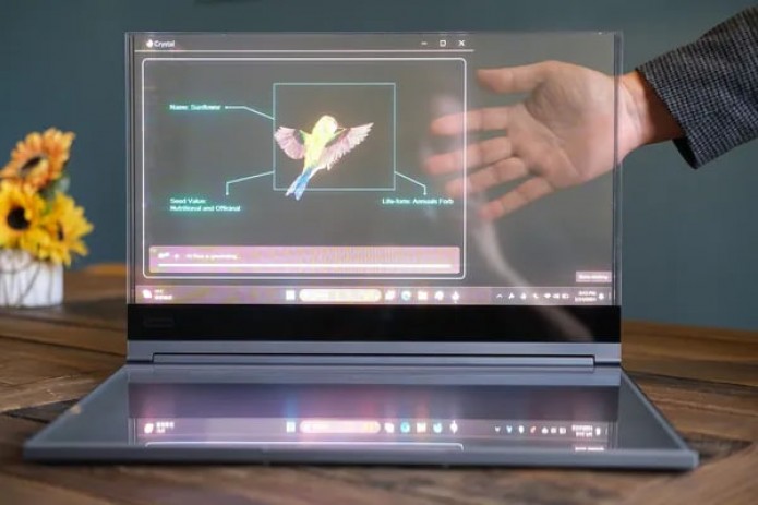 Lenovo shaffof ekranli noutbuk konseptini namoyish qildi