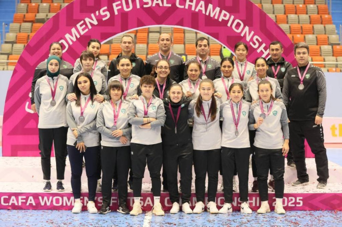 Uzbekistan wins silver at CAFA Women's Futsal Championship