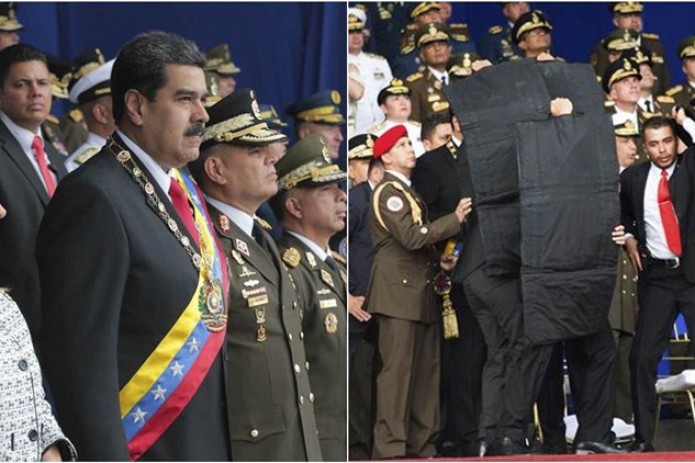 Президент Венесуэлы пережил атаку дронов