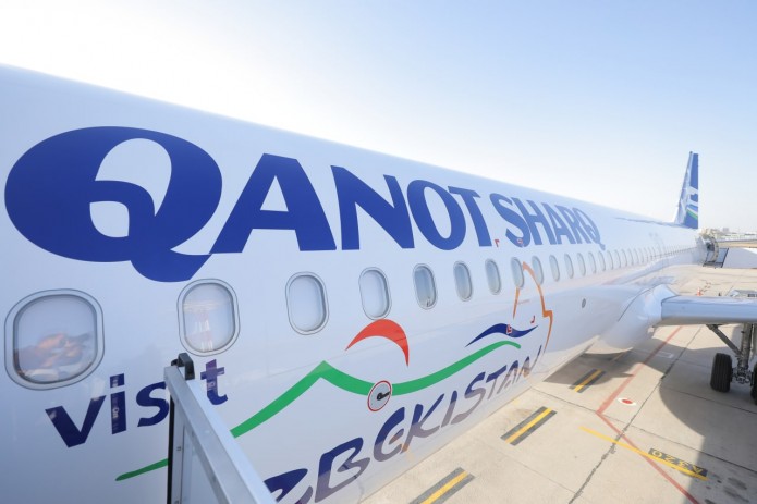 Первая частная авиакомпания Узбекистана Qanot Sharq приобрела новый самолет Аirbus A321neo
