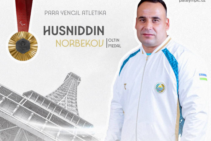 O‘zbek sportida tarixiy voqea! Husniddin Norbekov uch karra Paralimpiya o‘yinlari g‘olibi